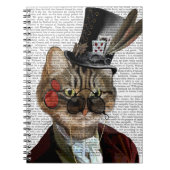 Phileas Feline Steampunk Cat & Top Hat 2 Notitieboek (Voorkant)