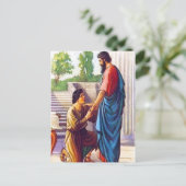 Philemon 17-22 ontvangt hem zoals jij mij zou doen briefkaart (Staand voorkant)