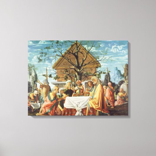 Philemon en Baucis, c.1500 Canvas Afdruk (Voorkant)