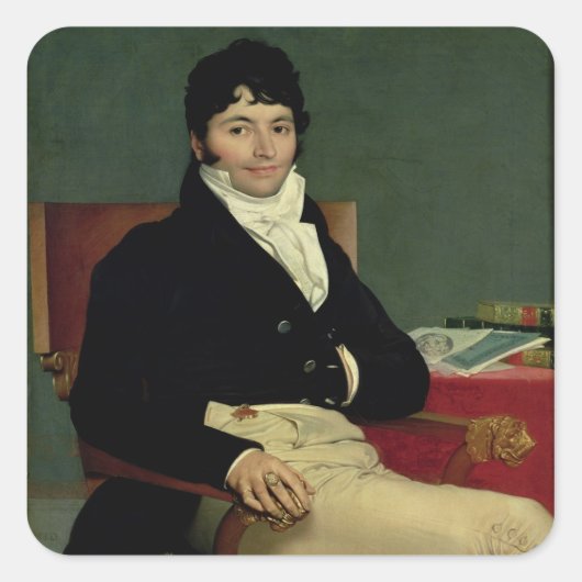 Philibert Riviere 1805 Vierkante Sticker (Voorkant)