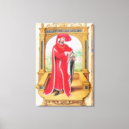 Philip de Goede Hertog van Bourgogne Canvas Afdruk (Voorkant)