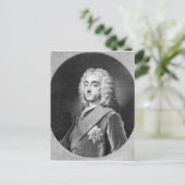 Philip Dormer Stanhope, gegraveerd door John Simon Briefkaart (Staand voorkant)