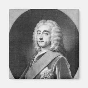 Philip Dormer Stanhope, gegraveerd door John Simon Magneet