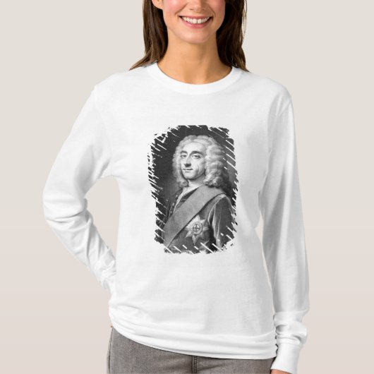 Philip Dormer Stanhope, gegraveerd door John Simon T-shirt (Voorkant)