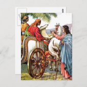 philip en het man in een briefkaart met een klokke (Voorkant / Achterkant)