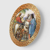 philip en man in een klokhuis grote klok (Hoek)