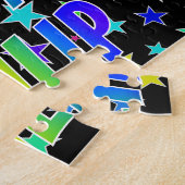 PHILIP First Name, Fun "HAPPY BIRTHDAY" Legpuzzel (Zijkant)