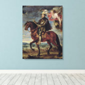 Philip II Crowned by Victory, 1628 Canvas Afdruk (Insitu (Houten vloer))