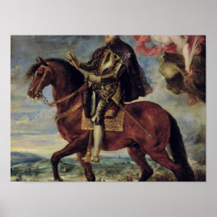 Philip II Crowned by Victory, 1628 Poster