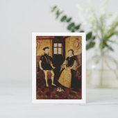 Philip II en Mary I, 1558 Briefkaart (Staand voorkant)