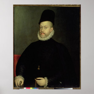 Philip II van Spanje 1565 Poster