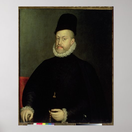 Philip II van Spanje 1565 Poster (Voorkant)