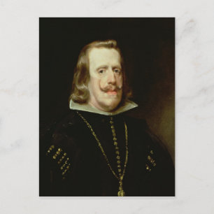 Philip IV van Spanje, c.1656 Briefkaart