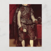 Philip IV van Spanje in Brown en Silver Briefkaart (Voorkant)