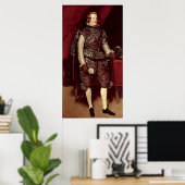 Philip IV van Spanje in Brown en Silver Poster (Thuiskantoor)