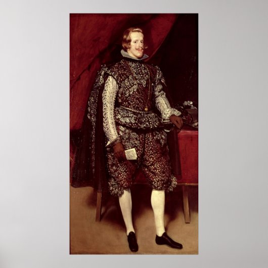 Philip IV van Spanje in Brown en Silver Poster (Voorkant)