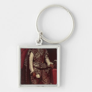 Philip IV van Spanje in Brown en Silver Sleutelhanger