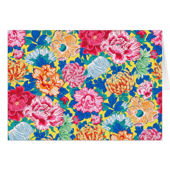 Philip Jacobs Fabric Snow Leopard-Design kaart (Voorkant Horizontaal)