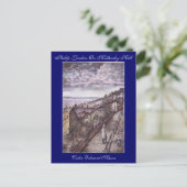 Philip Larkin On Motherby Hill Art Briefkaart (Staand voorkant)