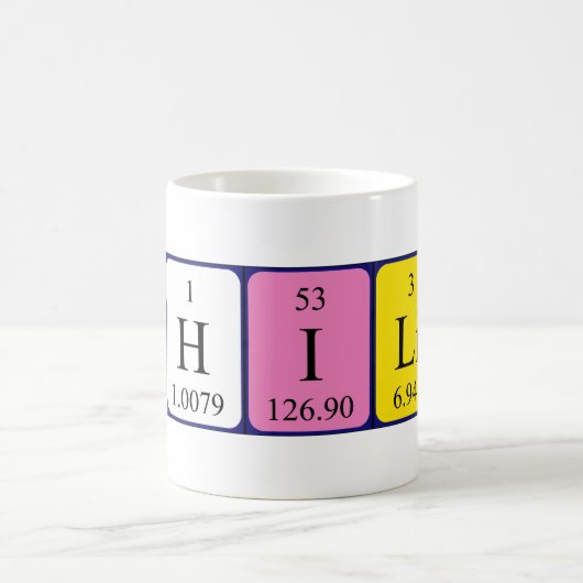 Philip periodieke lijstnaam mok (Center)