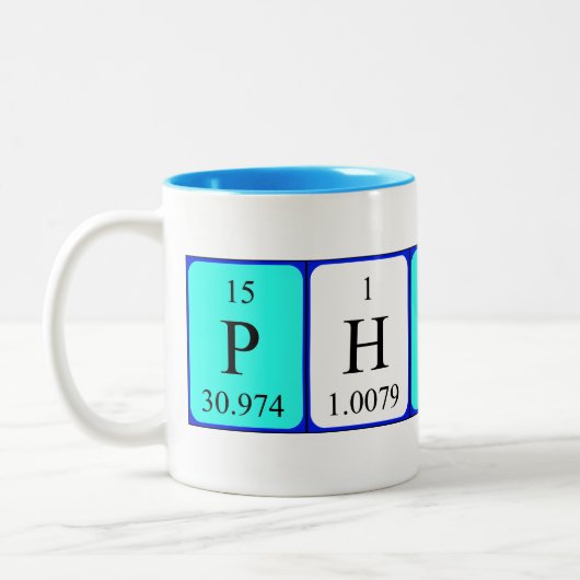 Philip periodieke lijstnaam mok (Links)