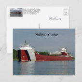 Philip R. Clarke Post Card Briefkaart (Voorkant / Achterkant)