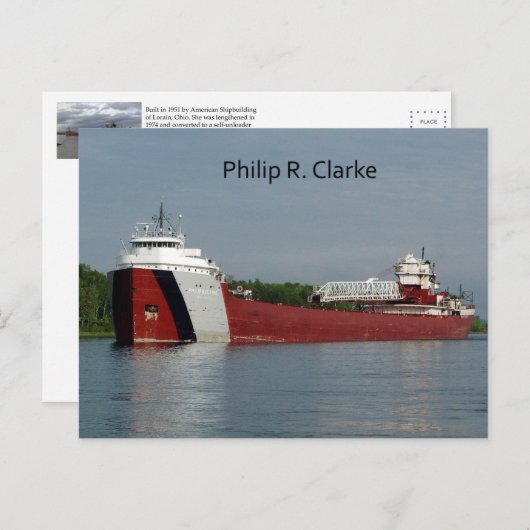 Philip R. Clarke Post Card Briefkaart (Voorkant / Achterkant)
