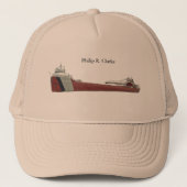 Philip R. Clarke trucker hat Trucker Pet (Voorkant)