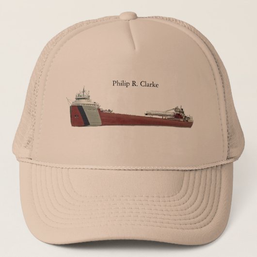 Philip R. Clarke trucker hat Trucker Pet (Voorkant)