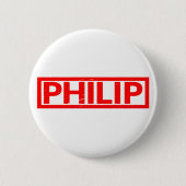 Philip Stamp Ronde Button 5,7 Cm (Voorkant)