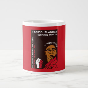 Philip Vera Cruz Maand van het Pacifisch Eiland Er Grote Koffiekop