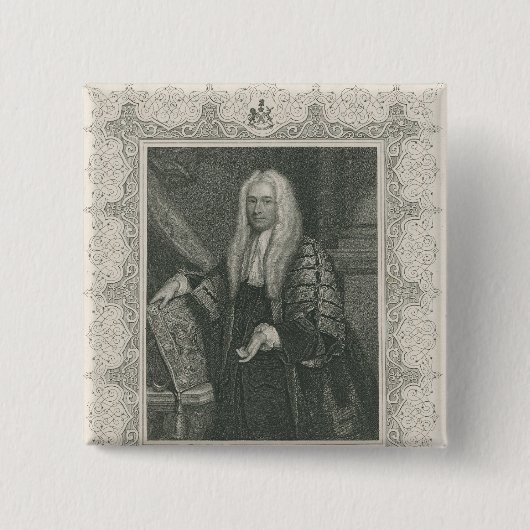 Philip Yorke Vierkante Button 5,1 Cm (Voorkant)