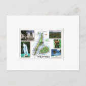 PHILIPINES CEBU/BOHOL MAP BRIEFKAART (Voorkant)