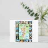 PHILIPINES MANILA MAP BRIEFKAART (Staand voorkant)