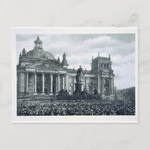 Philipp Scheidemann (1865-1939) adres f Briefkaart