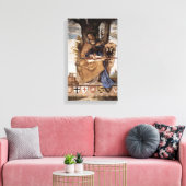 Philipp Veit - Allegorische figuur van Germania Canvas Afdruk (Insitu (Woonkamer))