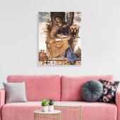 Philipp Veit - Allegorische figuur van Germania Canvas Afdruk (Insitu (Woonkamer))