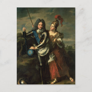 Philippe II d'Orleans de Regent van Frankrijk Briefkaart