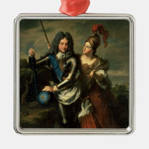 Philippe II d'Orleans de Regent van Frankrijk Metalen Ornament