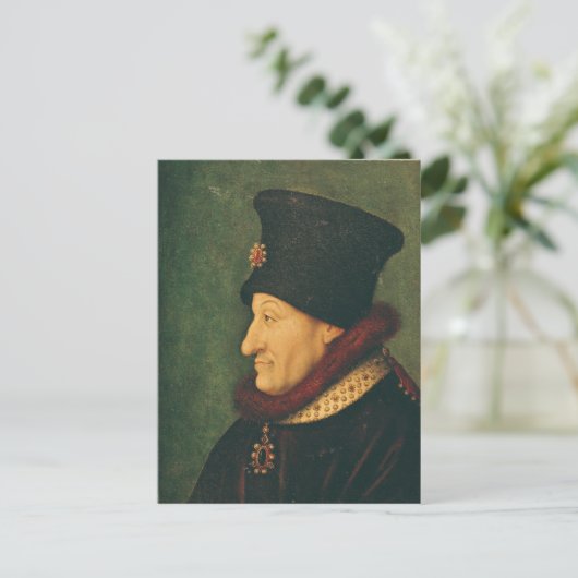 Philippe of France Duke of Burgundy Briefkaart (Staand voorkant)