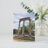 Philippeion ruins, Olympia, Griekenland. Briefkaart (Staand voorkant)