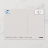 Philippeion ruins, Olympia, Griekenland. Briefkaart (Achterkant)