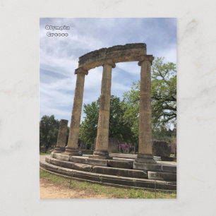 Philippeion ruins, Olympia, Griekenland. Briefkaart