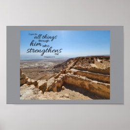 Philippenzen 4:13 Poster