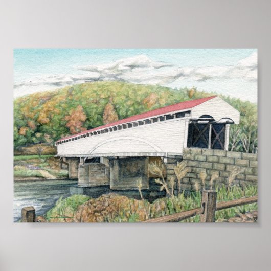 Philippi Covered Bridge Print (Voorkant)