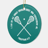 PHILIPPIAN 413 - LACROSSE KERAMISCH ORNAMENT (Links)