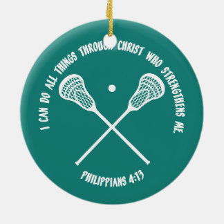 PHILIPPIAN 413 - LACROSSE KERAMISCH ORNAMENT