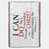 PHILIPPIAN 4:13 DEKEN (Voorkant Verticaal)