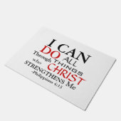 PHILIPPIAN 4:13 DEURMAT (Schuin)