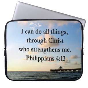 PHILIPPIAN 4:13 HOPE LAPTOP SLEEVE